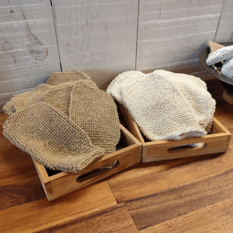 Gant de toilette naturel