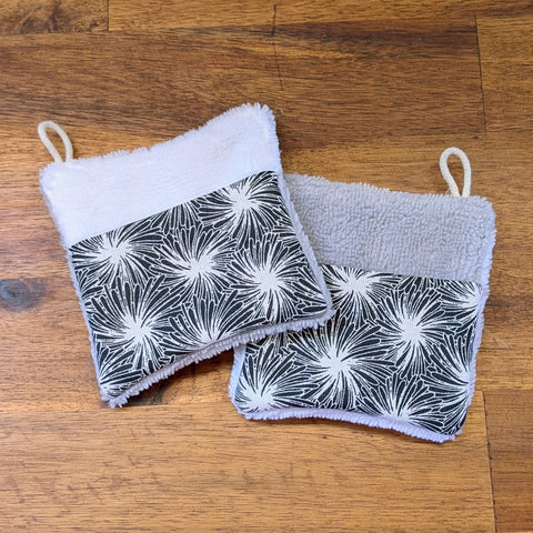 Carré Démaquillant, Mini Gant Réversible, Lavable